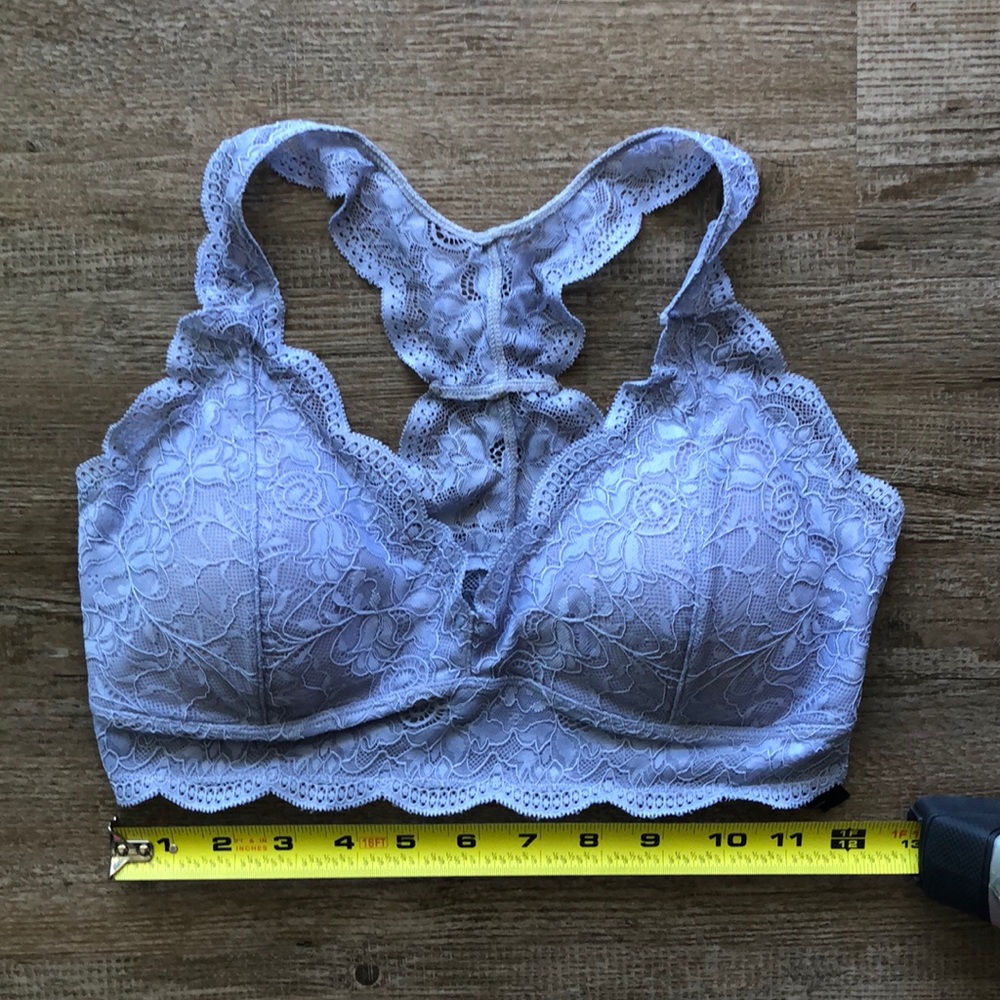 Aeropostale Purple Lace Bralette Size Medium NWOT